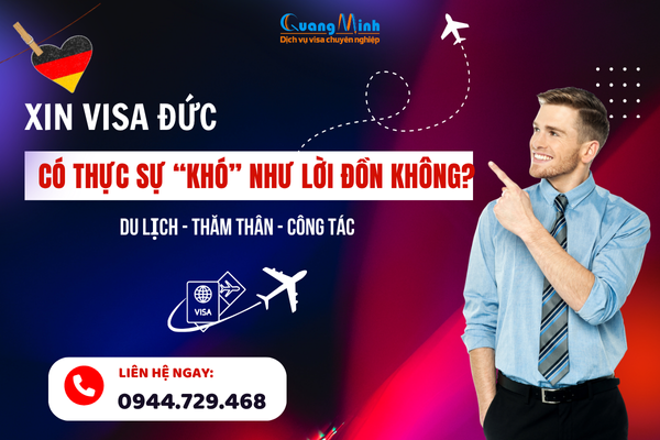 xin visa Đức có khó không - quang minh visa